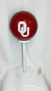 Oklahoma Sooners Globe Lamp - KR - Picture 1 of 4