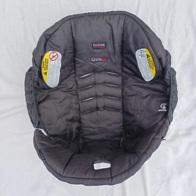 Britax B-Safe 35 Infant Baby Seat Cover Fabric Cushion Replacement Black /Gray. - Image 1 of 2