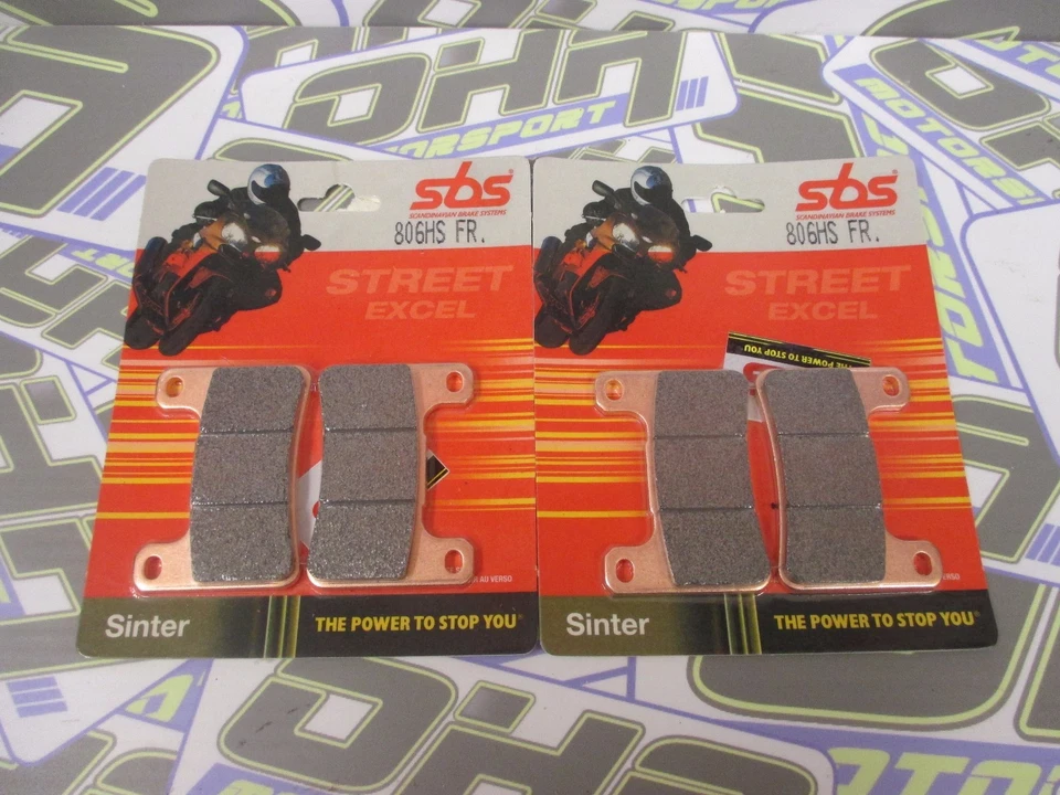 Pastillas de freno delanteras SBS Street Excel Sinter HH para Suzuki GSXR1000 GSXR 1000 04-11 Foto 1 de 1