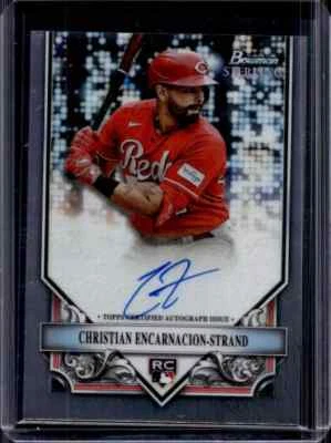 2024 Bowman Sterling Christian Encarnacion-Strand Rookie Auto RC #RA-CE - Image 1 of 2
