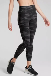 NUEVO PANTALÓN LEGGINGS AJUSTADO ATHLETA NEGRO ULTIMATE STASH BOLSILLO CAMUFLAJE 7/8 TALLA 1X - Imagen 1 de 11