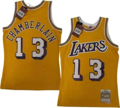 1971-72 Уилт Чемберлен #13 Lakers мужской Mitchell & Ness Swingman Джерси $135 - Изображение 1 из 4