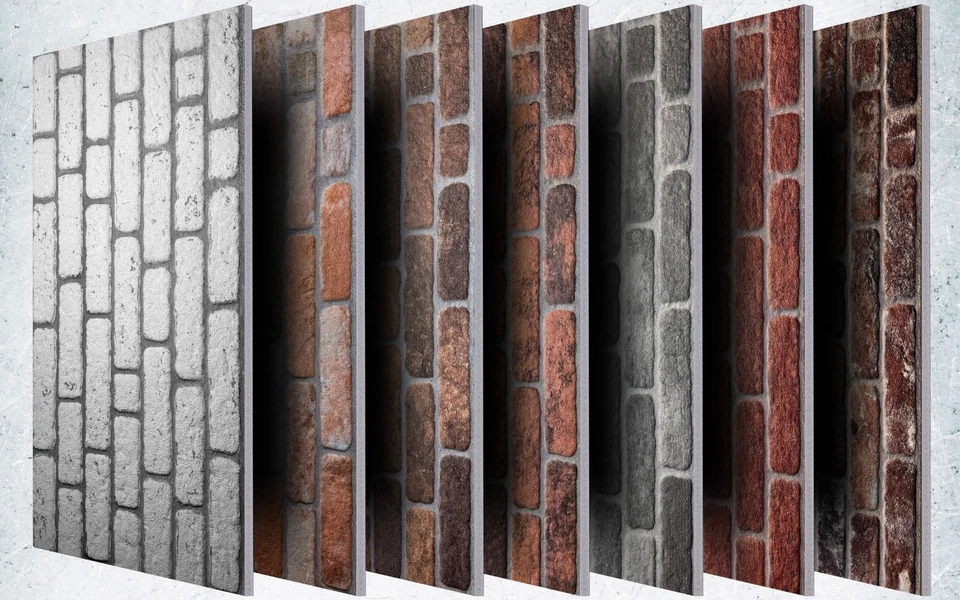 Wandverkleidung Verblendsteine Backsteinoptik Steinoptik wandpaneele Styropor 3D - Bild 1 von 4