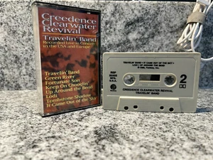 CCR Creedence Clearwater Revival Traveling Band Cassette Tape LIVE in Europe USA - Picture 1 of 7