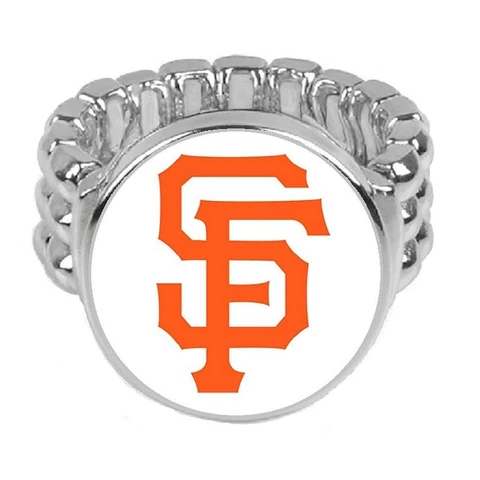 San Francisco Giants Mens Womens Adjustable Silver Ring w Gift Pkg D2 Cover