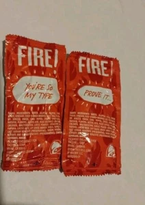 Your So My Type/ Prove It Taco Bell Fire Sauce Packet Sealed Unopened  - Picture 1 of 2