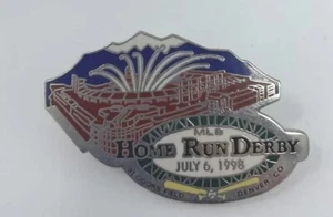 *RARE* Vintage Colorado Rockies 1998 HOME RUN DERBY Coors Field Pin 1 of 5000 - Picture 1 of 3