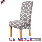 Spandex Stretch Floral Dining Room Chair Covers Party Banquet Seat Slipcovers