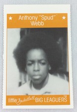 NBA 1991-92 little Basketball Big Leaguers Card-Anthony "Spud" Webb, Hawks