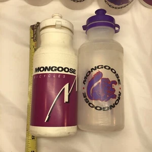 VINTAGE NOS LOT of 2 BICYCLE Water Bottle MONGOOSE MAURICE OLDSCHOOL BMX BIKE - Bild 1 von 7
