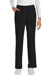 Cherokee Scrubs Mid-Rise Trouser Cargo Tall Pant CK272AT BLK Black Free Ship - Picture 1 of 4