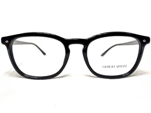 NEW Giorgio Armani AR7155 5017 Mens Black Square Eyeglasses Frames 52/19~145 - Picture 1 of 6