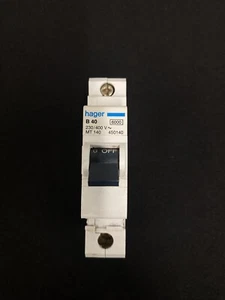 HAGER MCB ,40 AMP ,B TYPE.MT 140/450140 - Bild 1 von 6