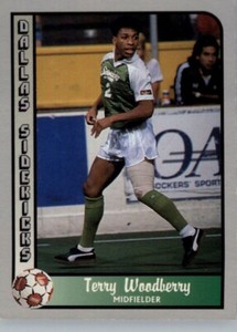1990-91 Pacific MSL MISL  NASL NPSL - Dallas Sidekicks  - #127 Terry Woodberry