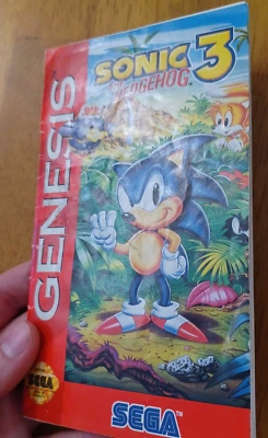Sonic the Hedgehog 3 (SEGA Genesis) Authentic MANUAL ONLY - Image 1 of 4