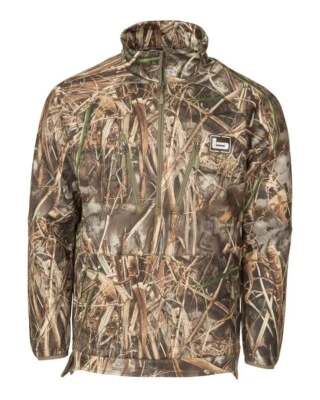 NWT Banded Heavy Mid Layer Tec Fleece 1/2 Zip Pullover Hoodie Realtree Max7 SZ L - Image 1 of 3