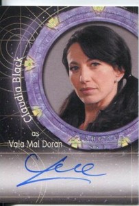 Stargate SG-1 Season 10 Autograph A108 Claudia Black as Vala Mal Doran