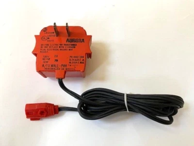 AURORA AFX Paquete de Pared "C" Ranura Coche Fuente de Alimentación, 16 Voltios, Modelo 1442-300 - PROBADO Foto 1 de 4