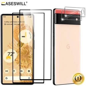 Protector de pantalla completa de vidrio templado para Google Pixel 8a 8 7a 7 6a 9 Pro XL - Imagen 1 de 9