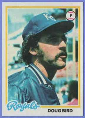 1978 Topps Doug Bird #183 Kansas City Royals - Image 1 of 2