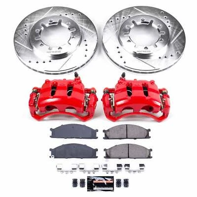 Kit de frenos de disco PowerStop - Delantero - Se adapta a Nissan Frontier 1999-2002 Z23 conducción diaria Foto 1 de 4