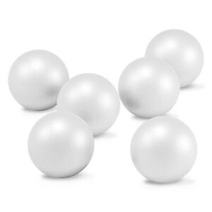Smooth Styrofoam Balls 3" 6/Pkg-