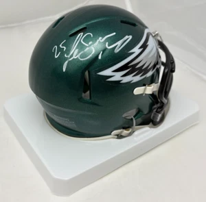 LeSean McCoy Signed Philadelphia Eagles Speed Mini Helmet PSA 236 - Picture 1 of 6