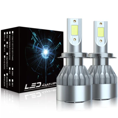 FOR VAUXHALL MOKKA 12+ 2x CANBUS ERROR FREE H7 LED Headlight Bulb Conversion Kit - Image 1 of 4