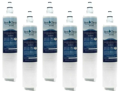 6-Pack BCF60 Fits LG LT600P 5231JA2006B 46-9990 WF300 Refrigerator Water Filter - Image 1 of 4