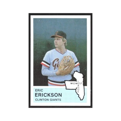 1982 Fritsch Minor League Eric Erickson Clinton Giants #22.0 - Image 1 of 3