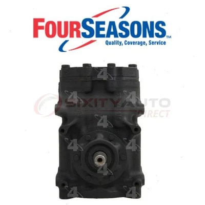 Reman Four Seasons AC Compressor for 1961-1962 Ford Falcon Sedan Delivery - qb Foto 1 de 4