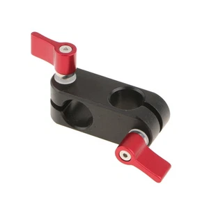 15 mm drehbar rechtwinklig 90 Grad Stange Klemme Adapter Unterstützung für Kamera rot - Bild 1 von 5