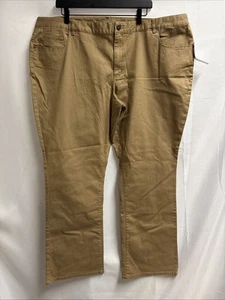 Coldwater Creek Natural Fit Mini Bootcut Leg Tan Stretch Denim Size 24 NWT - Picture 1 of 4