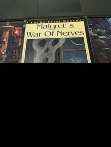 LARGE PRINT: Maigret's War of Nerves by Georges Simenon Ex-Library GOOD SEE PICS - Foto 1 di 7
