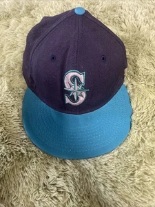 Gorra ajustada de béisbol 59Fifty de los Seattle Mariners New Era talla 8 - Imagen 1 de 7