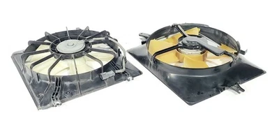 2004 2005 2006 2007 2008 Acura TL OEM Par de Motor de Ventilador de Radiador 3.5L - Imagem 1 de 4