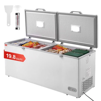 VEVOR Chest Freezer 19.8 cu.ft / 561 L Large Deep Freezer & 4 Removable Baskets - Image 1 of 4