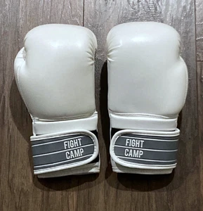 Fight Camp White 6oz Boxing Gloves Fight Punching Bag MMA Muay Thai Kickboxing - Picture 1 of 5