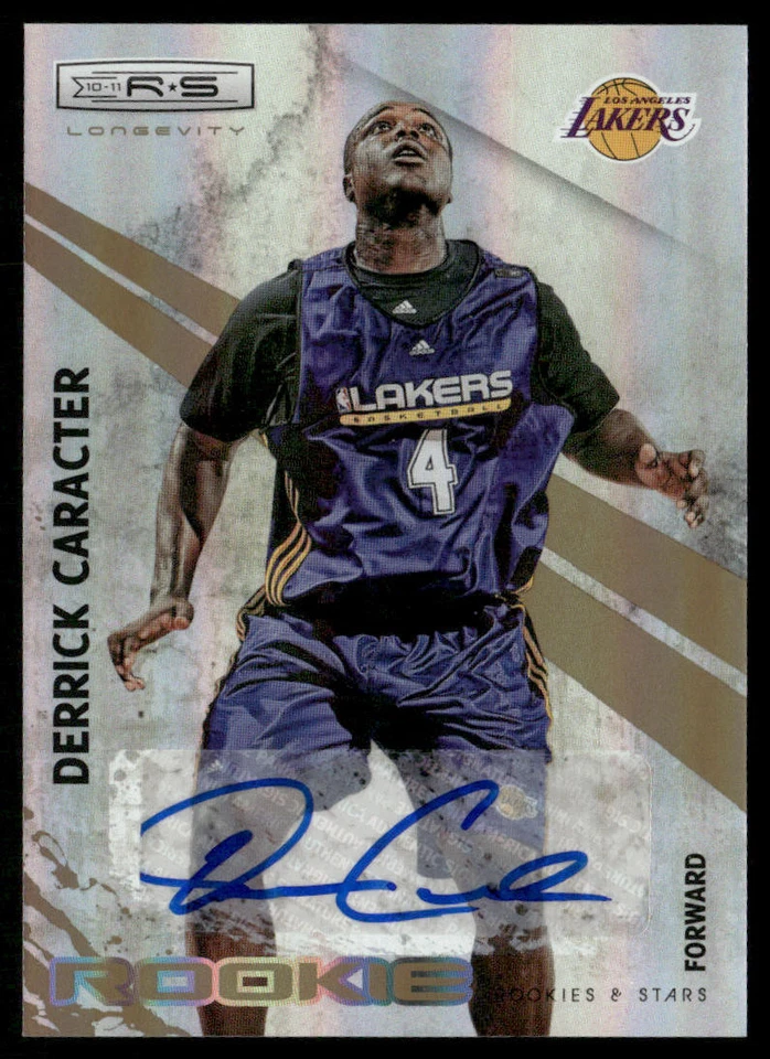 Derrick Caracter 2010-11 Panini Rookies & Stars Longevity Signatures RC /799 - Image 1 of 2