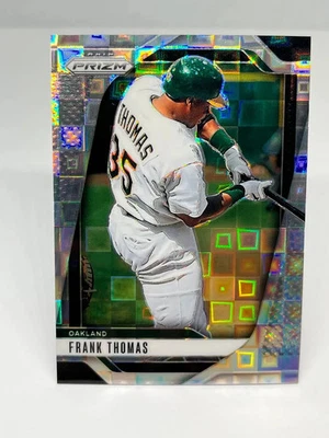 Tarjeta Frank Thomas 2025 Panini Prizm Pandora/199 #218 Oakland A's Foto 1 de 2