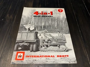 International Harvester Drott 4 in 1 Skid Shovel TD 6 brochure di vendita - Foto 1 di 8