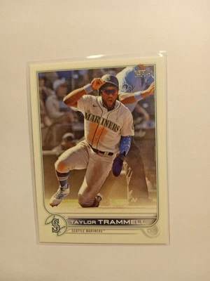 2022 Topps Series 2 Taylor Trammell Advanced Stat Parallel /300 Mariners #364 - Image 1 of 4