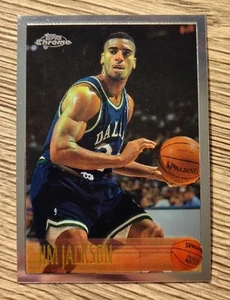 1996-97 Jim Jackson #75 Topps Chrome Dallas Mavericks NBA Trading Card - Picture 1 of 4