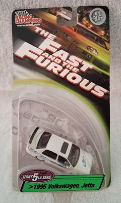 Racing Champions Series 5 White 1995 Volkswagen Jetta Fast And The Furious VW - Image 1 of 4
