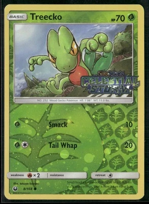 Treecko 8/168 Cosmos Holo - Pokemon TCG Celestial Storm 2018 Toys R us Promo - Imagem 1 de 4