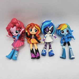 My Little Pony Equestria Girls Minis Lot Pinkie Pie Rainbow Dash DJ Pon-3 Etc - Foto 1 di 4