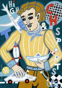 JACQUELINE DITT - Alta Tecnología y Deportes 2024 Pintura Hombre - Imagen 1 de 2