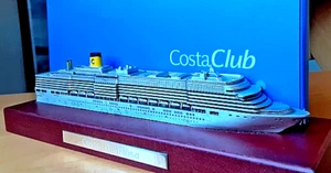 Costa Deliziosa Schiffsmodell Modellschiff Kreuzfahrtschiff Modell Metall massiv - Bild 1 von 3