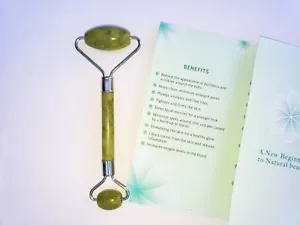 Premium Anti Aging Jade roller. Facial Massage Face Body Jade Stone 100% natural - Picture 1 of 5