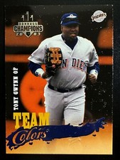 Tony Gwynn 2003 Donruss Champions Team Colors Card San Diego Padres #TC-8